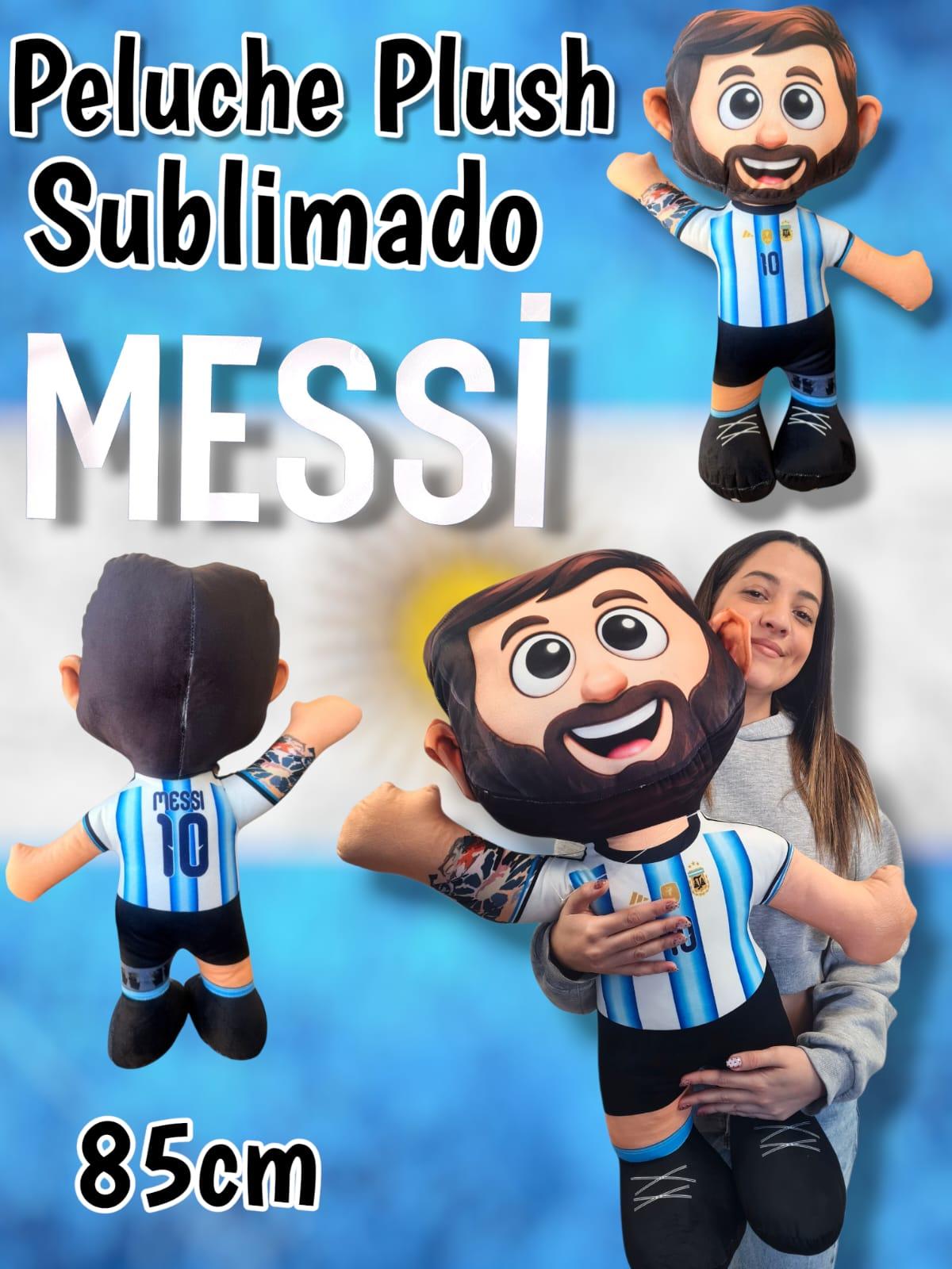 PELUCHE PLUSH SUBLIMADO MESSI 85 CM
