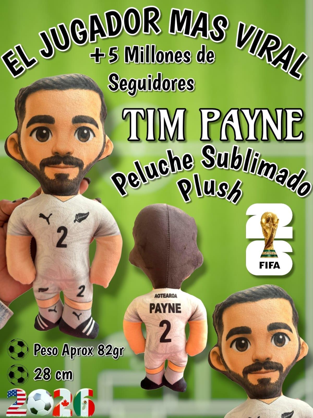 Peluche plush sublimado tim payne 30 cm 