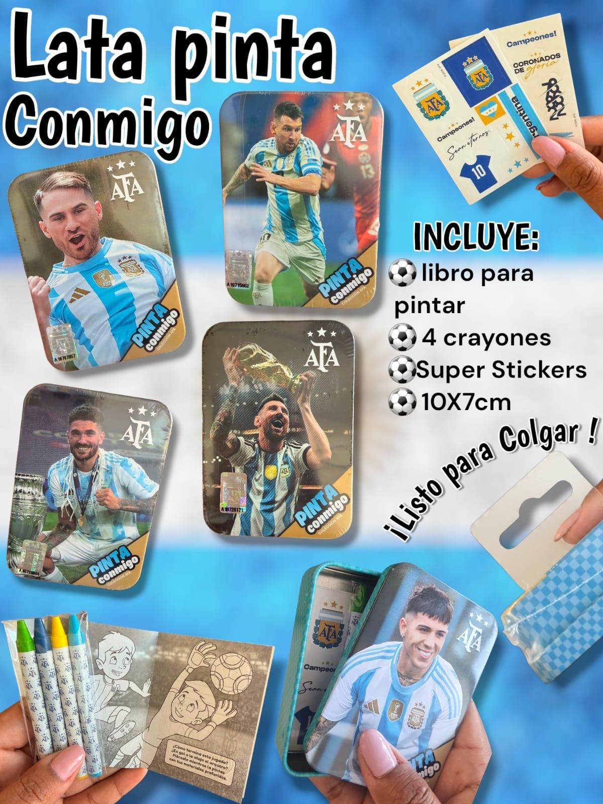LATA PINTA CONMIGO SELECCION ARGENTINA